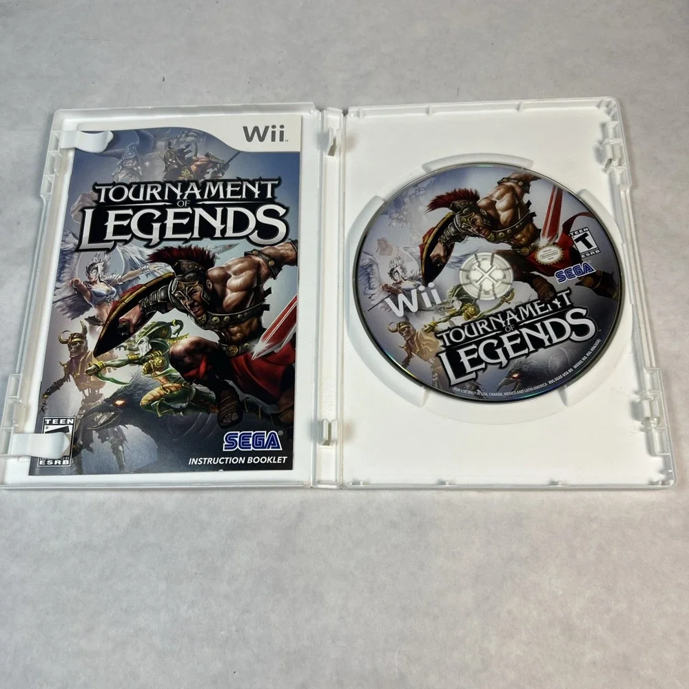 Tournament of Legends Nintendo‎ Wii Game Complete With Manual.  Tested & Works!